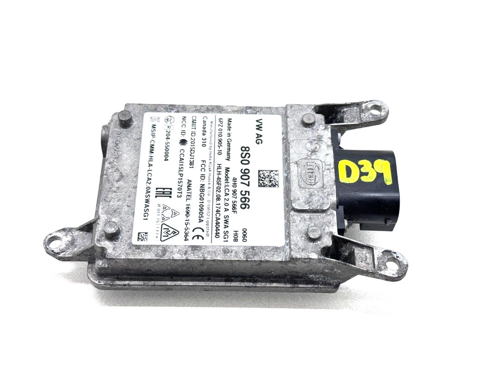 2016-2023 AUDI TT TTS TTRS REAR RIGHT SIDE BLIND SPOT RADAR SENSOR MODULE OEM