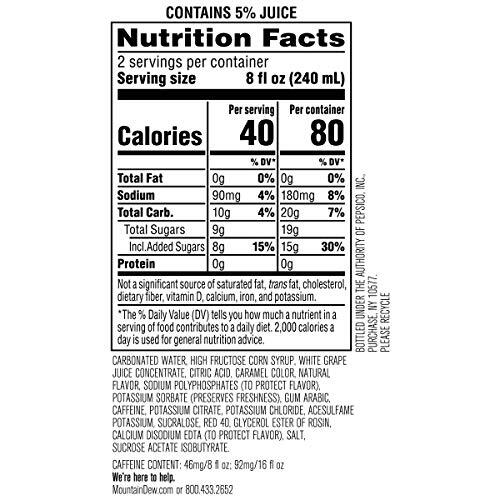 Mountain Dew Kickstart Black Cherry 16 Fl Oz 12 Count