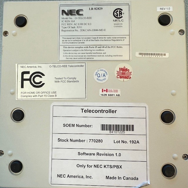 NEC DTERM TELE CONTROLLER