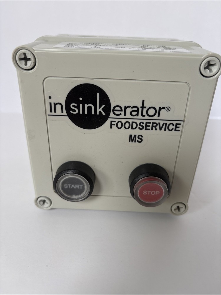 Emerson InSinkErator MS-4 Foodservice Disposer Control Center Switch. Max HP 1.