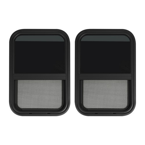RV Window Slide Window Clip-on Mounting Rectangular Vertical Venting Window
