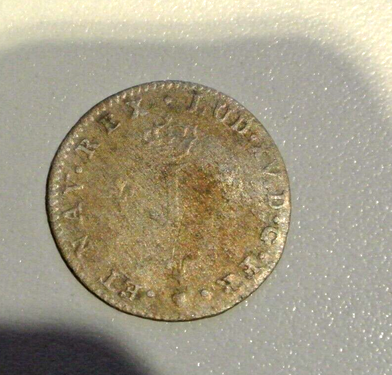 LOUIS XV DOUBLE SOL 1739 E= TOURS RARE
