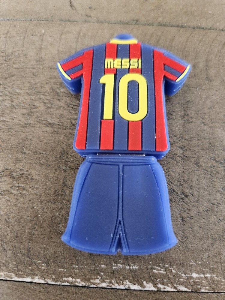 FLASH MEMORY DRIVER USB 2.0 Barcelona Messi #10 /64GB UNTESTED