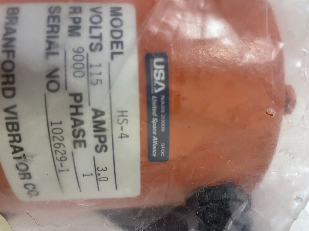 Branford HS-4 Vibrator Motor , New