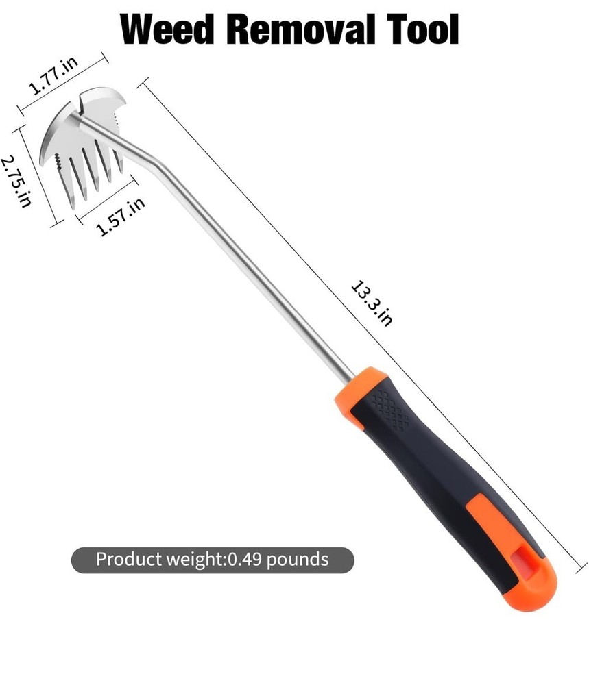 12" Garden Weeder Tool