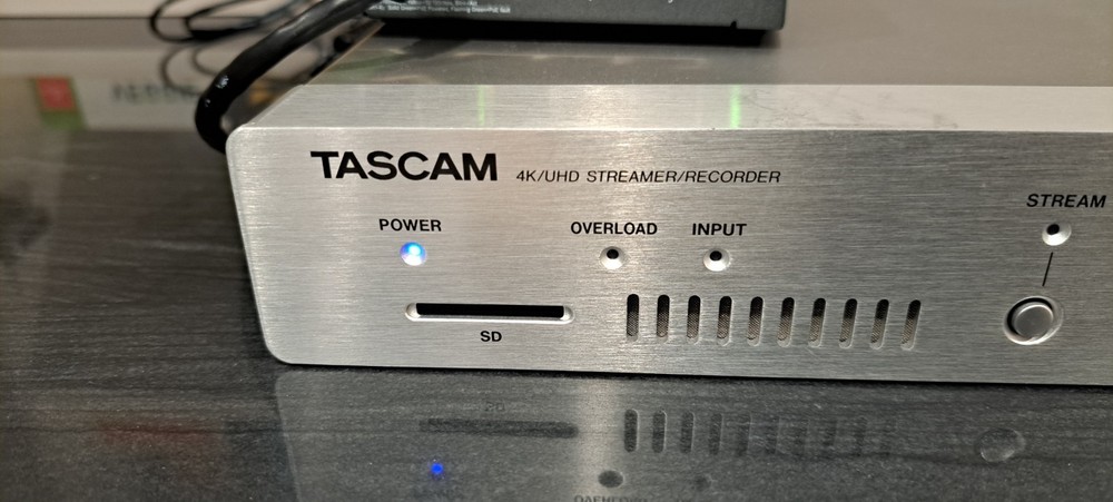 TASCAM VS-R265 4K UHD Video Streamer Encoder Decoder Recorder H.265 HEVC HDMI Po