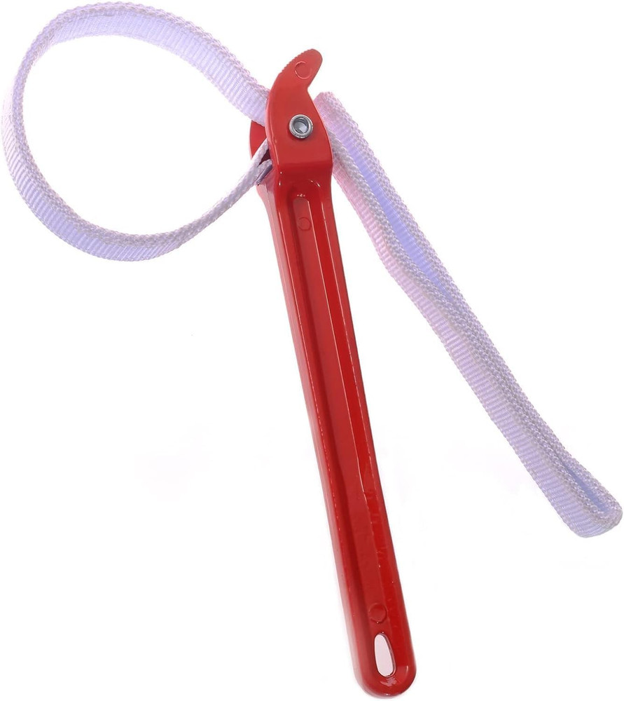12" Adjustable Nylon Strap Pipe Wrench Opener Disassembly Tool
