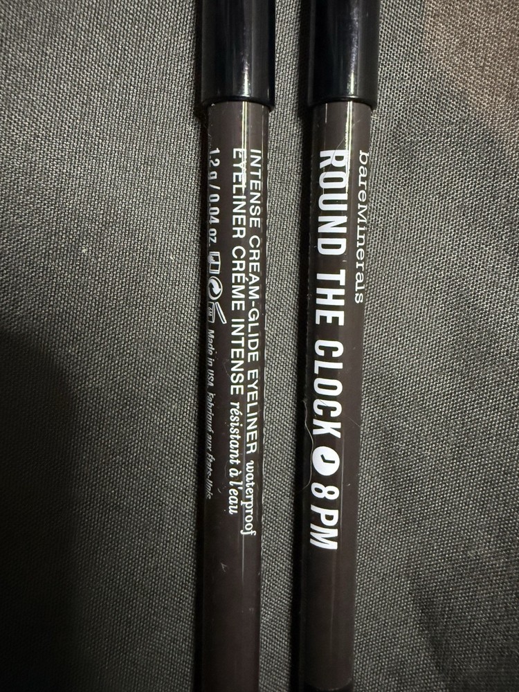 Two Baremineral Around The Clock 8PM Eyeliner, Dark Brown