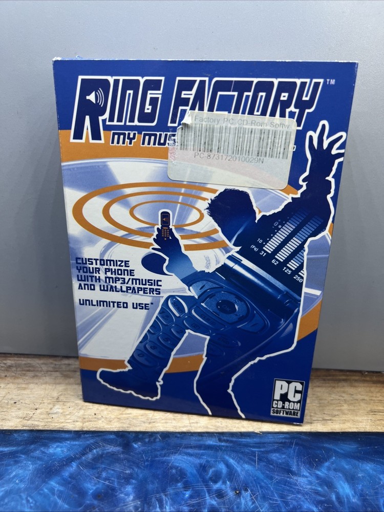 Vintage PC MP3 Ringtone Ring Factory CD-ROM PC Computer Software New Sealed