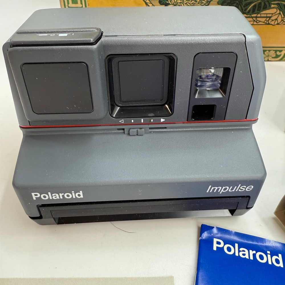 Polaroid Instant Impulse Camera with Box, Manual and Strap Clean UNTESTED