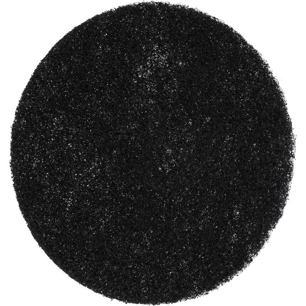 5 Pack PRO SOURCE Floor Stripping Pads: Black Coarse Polyester, 13" Diameter