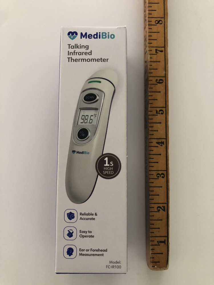 Talking Infrared Thermometer • Medibio • New in Box