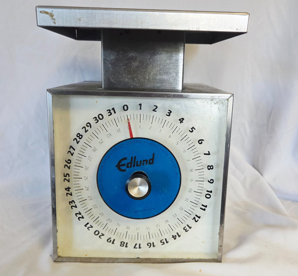 Edlund SR-2 32oz Stainless Steel Portion Control Scale Commercial NSF Works
