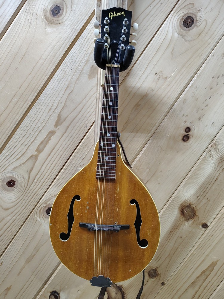 Gibson A Style Mandolin 8-String Natural Brown Adjustable Bridge