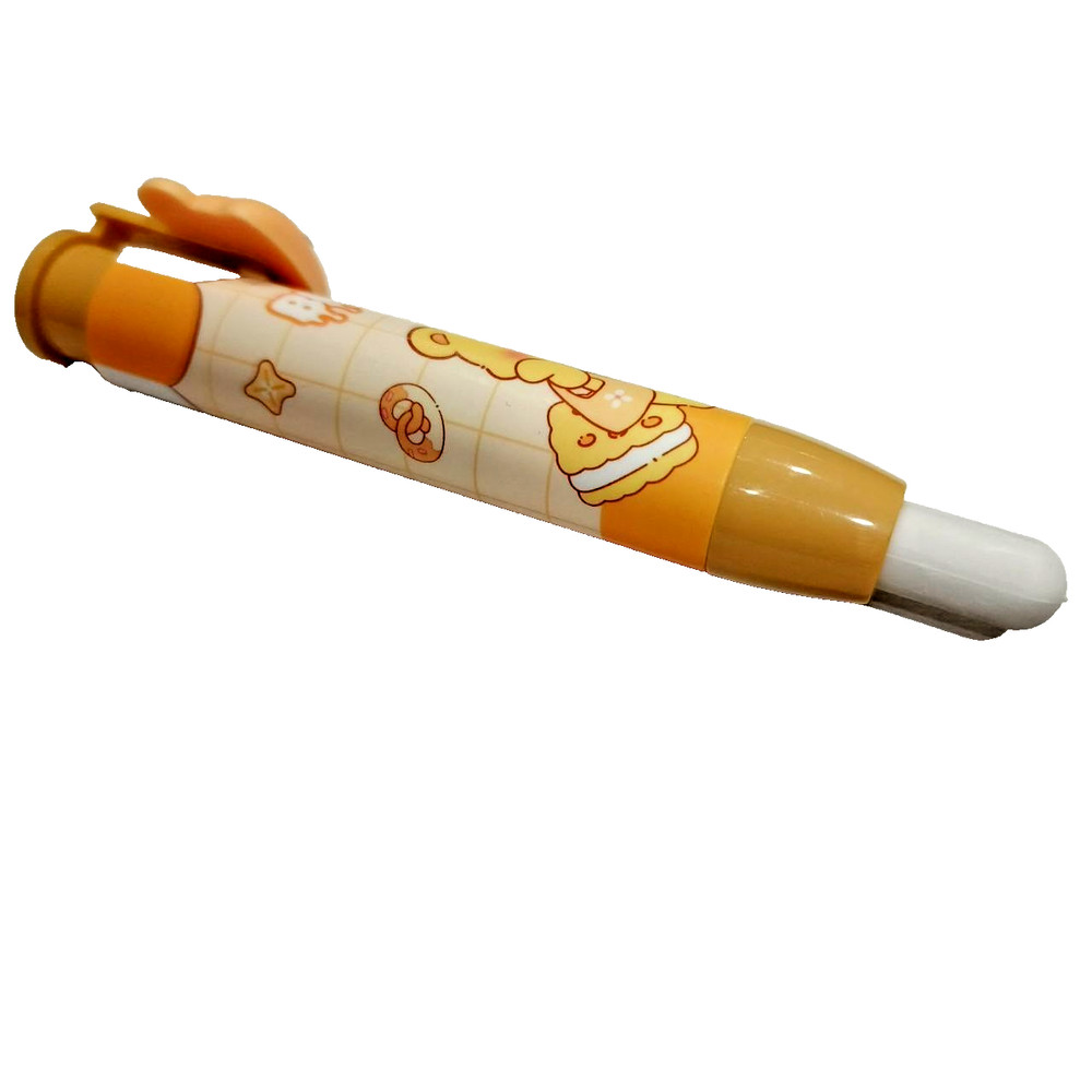 Bear Clickable Push Button Retractable Eraser