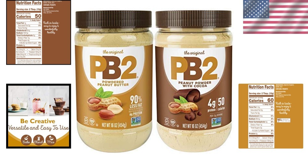 PB2 Powdered Peanut Butter Bundle - & Cocoa PB2
