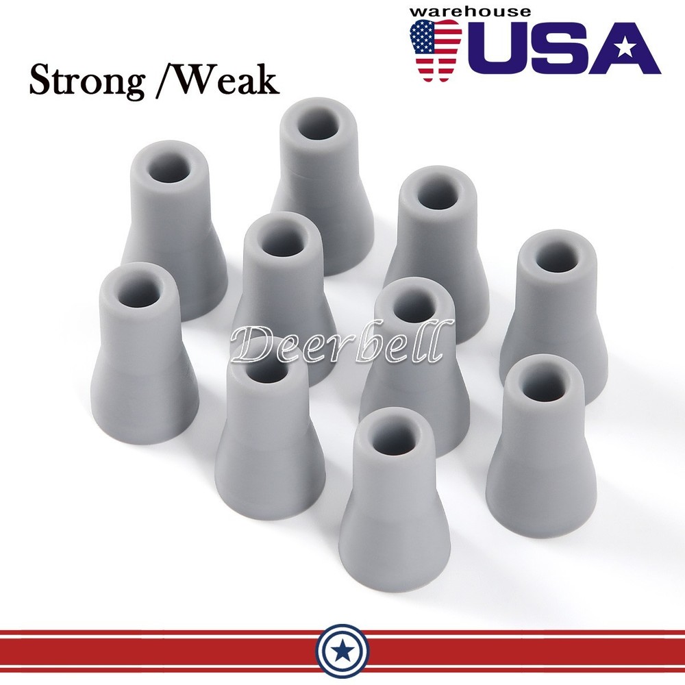 Dental Saliva Ejector Strong Weak Suction Rubber Snap Tip Adapter Replacements