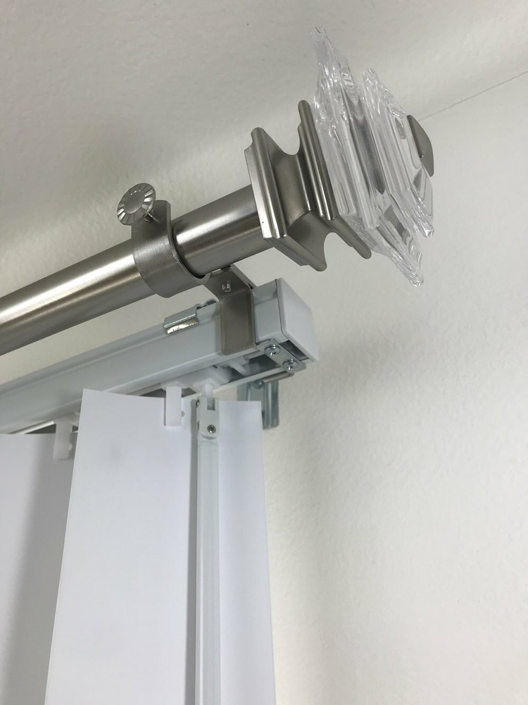NoNo Bracket - No Drill Curtain Rod Bracket Attachment over Blinds (Used)
