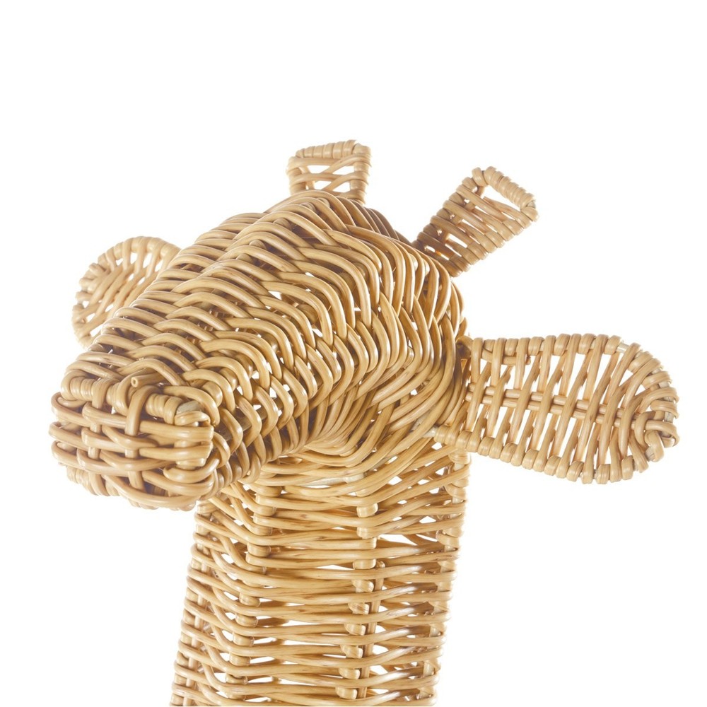 Kaplan Early Learning Giraffe Shaped Washable Wicker Floor Basket