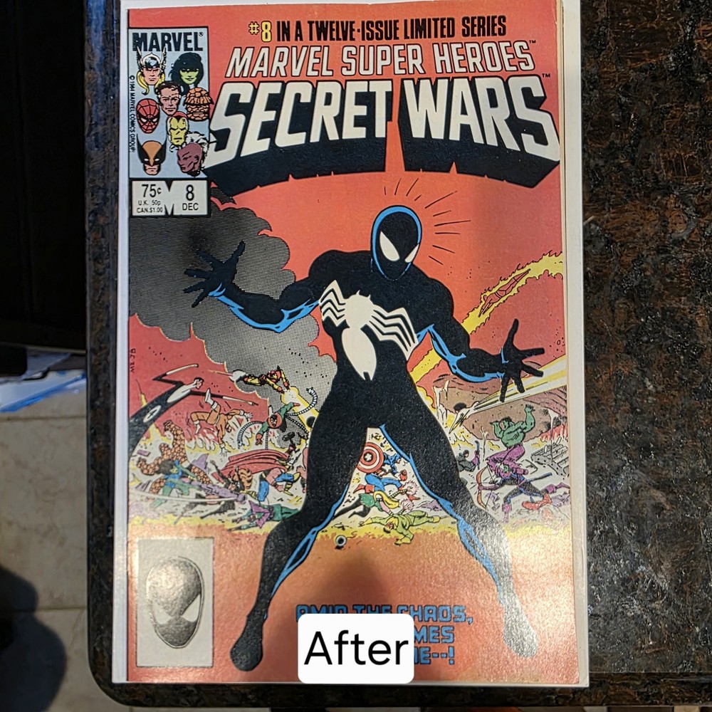 Comic Book Cleaning Pressing & Spine Roll Fix Service CGC Prep