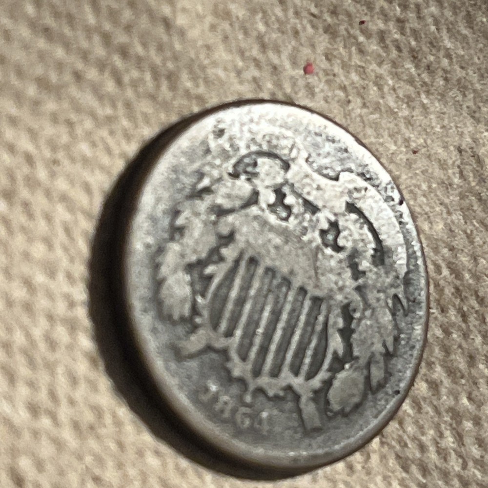 1864 Two Cent Piece Good