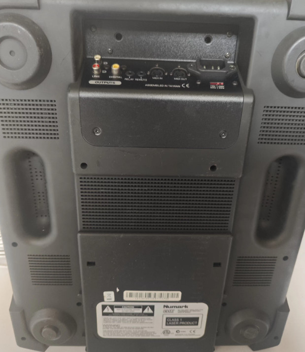 A pair of Numark CDX DJ Controller