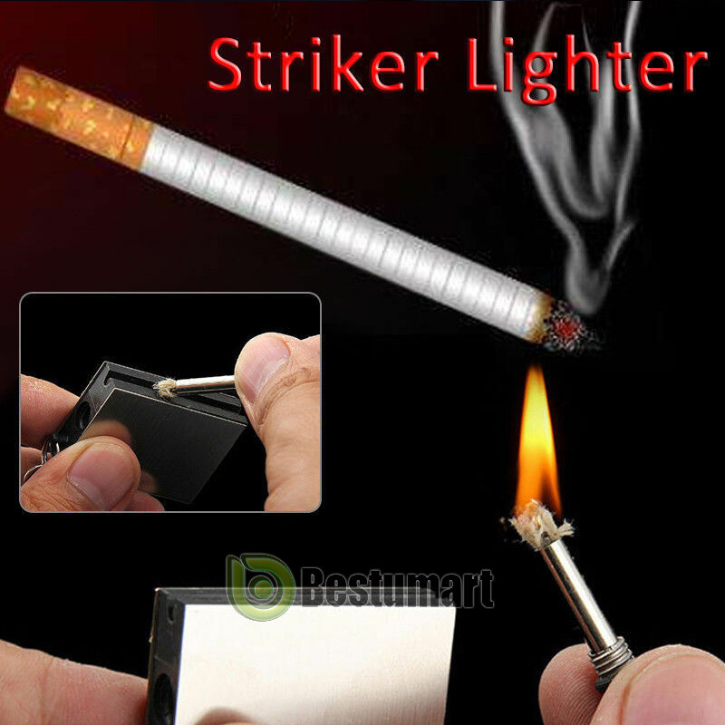 5Pcs Permanent Match Keychain Emergency Lighter Survival Tool Waterproof