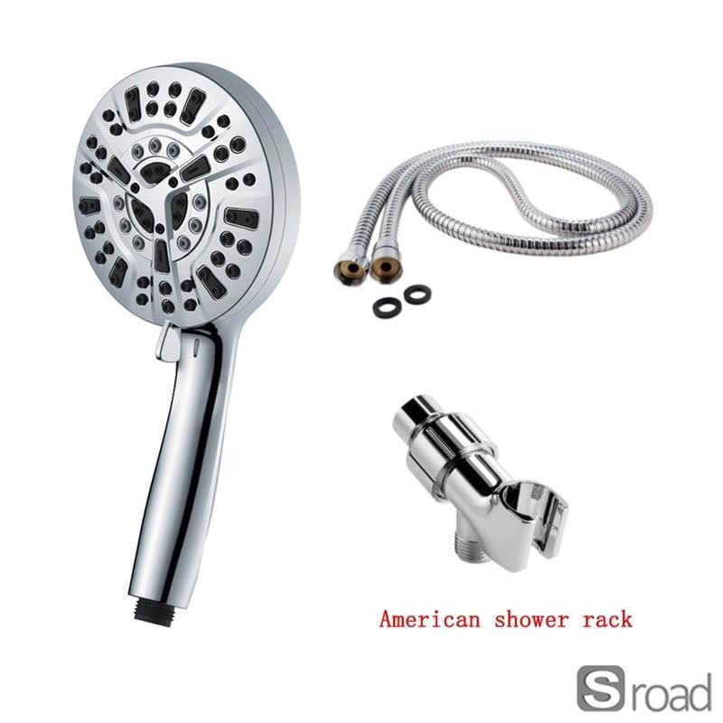 10-Function High Pressure Shower Head Set, Handheld, Water Saving, Easy Install
