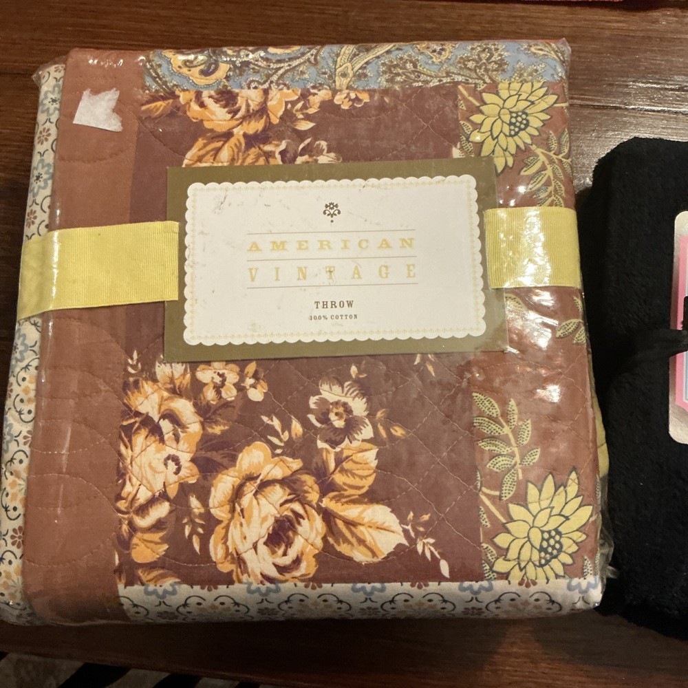 American Vintage Throw  And Cuddle Throw.