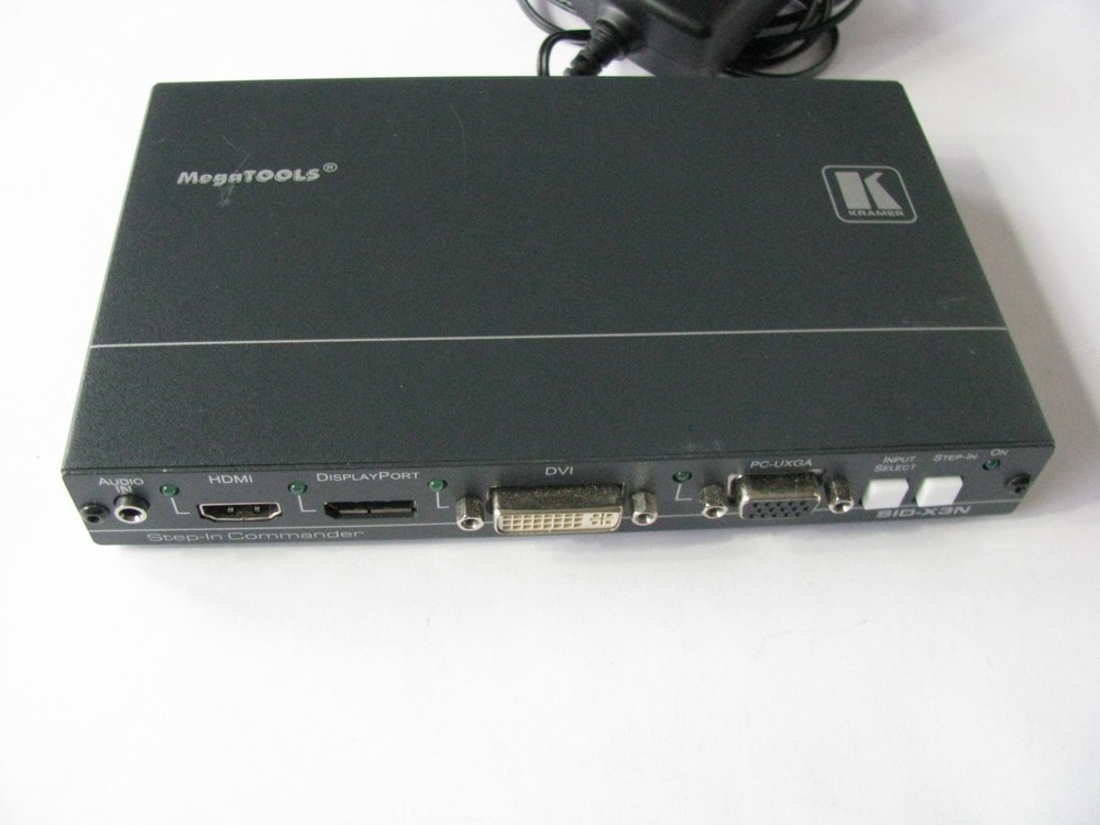 1 Kramer SID-X3N 4-Input Multiformat Transmitter Display HDMI DVI Auto Switcher