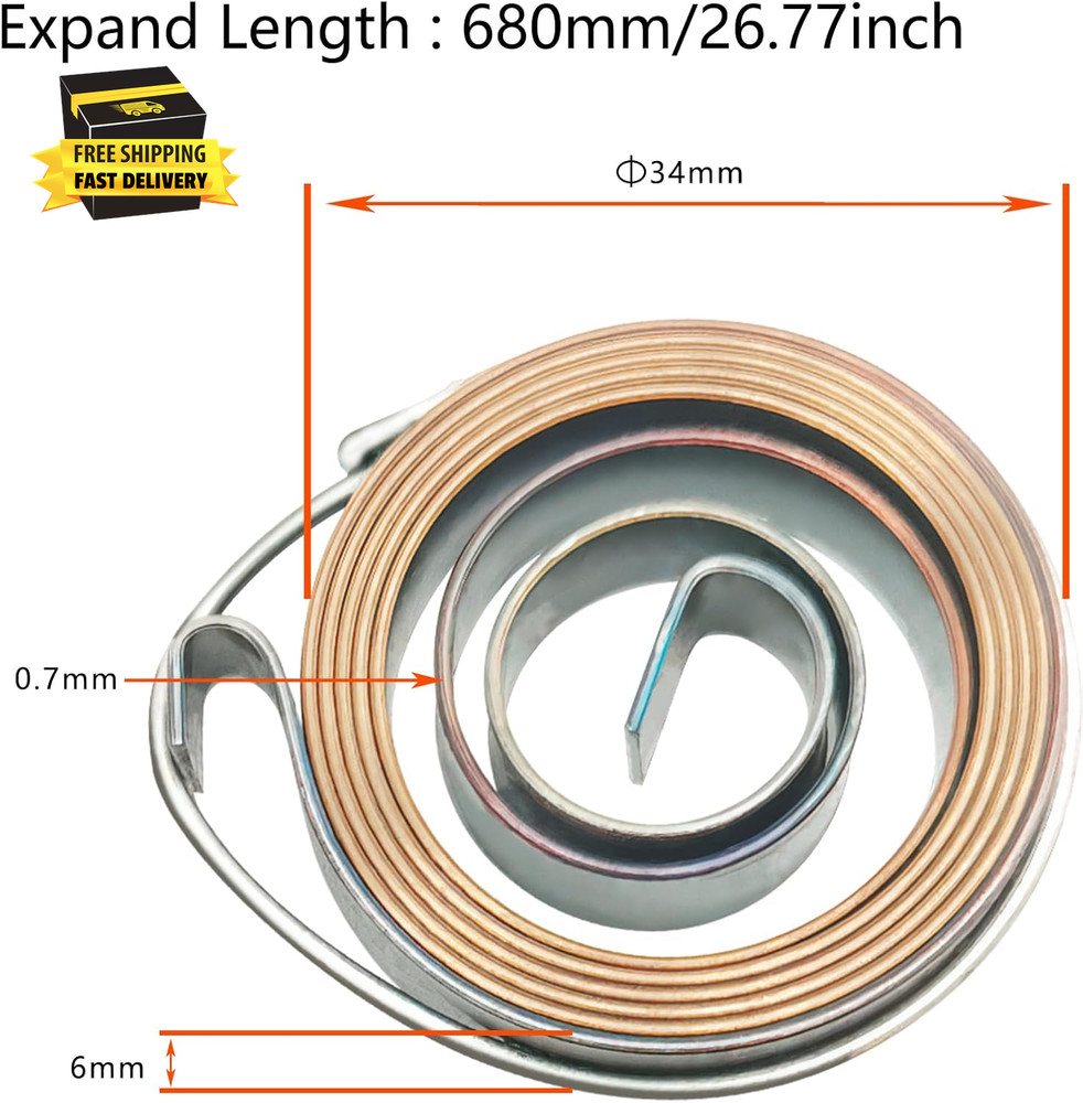 3 Pcs Drill Press Return Spring,Drill Press, Quill Springs,Feed Return Coil Spri