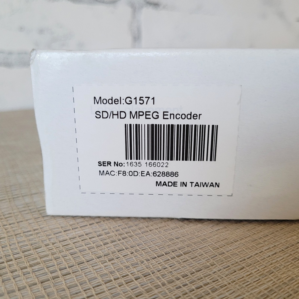 Safari Montage G1571 SD/HD MPEG Encoder NEW