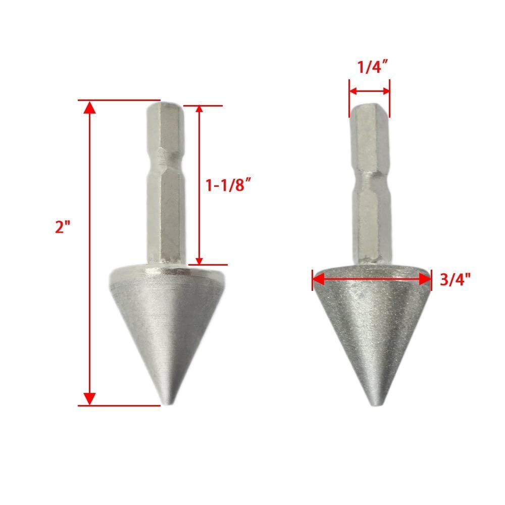 2Pack Woodworking Mortise Chisel Bit Sharpening Tool For Square Hole Drill Bit