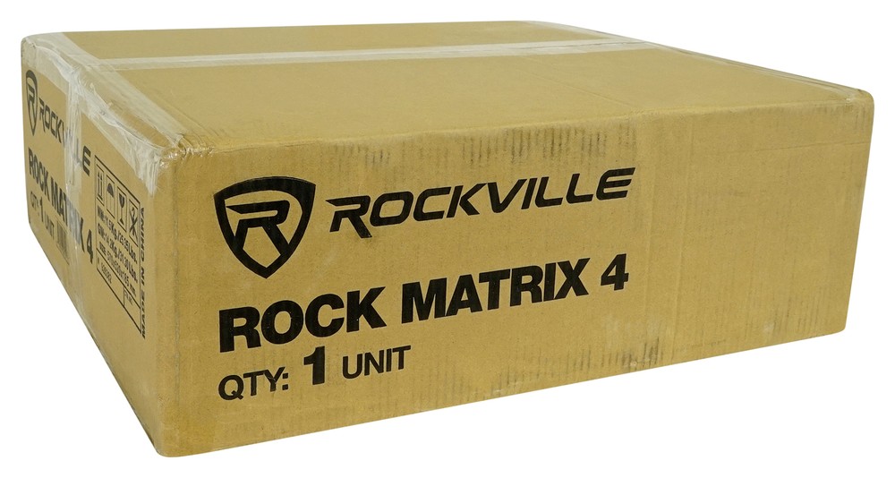 Rockville 4-Zone Matrix Multi Source Amplifier+(20) 6.5" White Ceiling Speakers