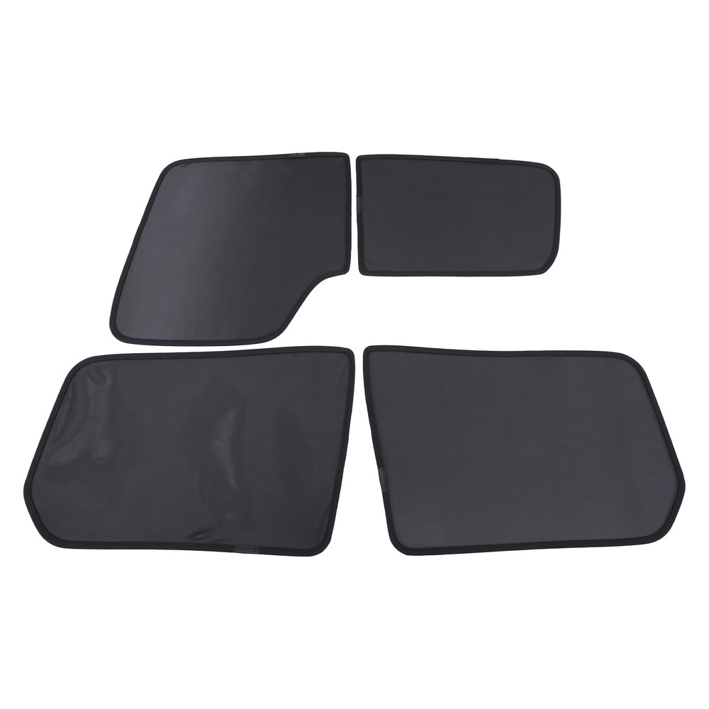 Trunk Tailgate & Side Window Sunshade Black Mesh Visor For Discovery4 2010-2016