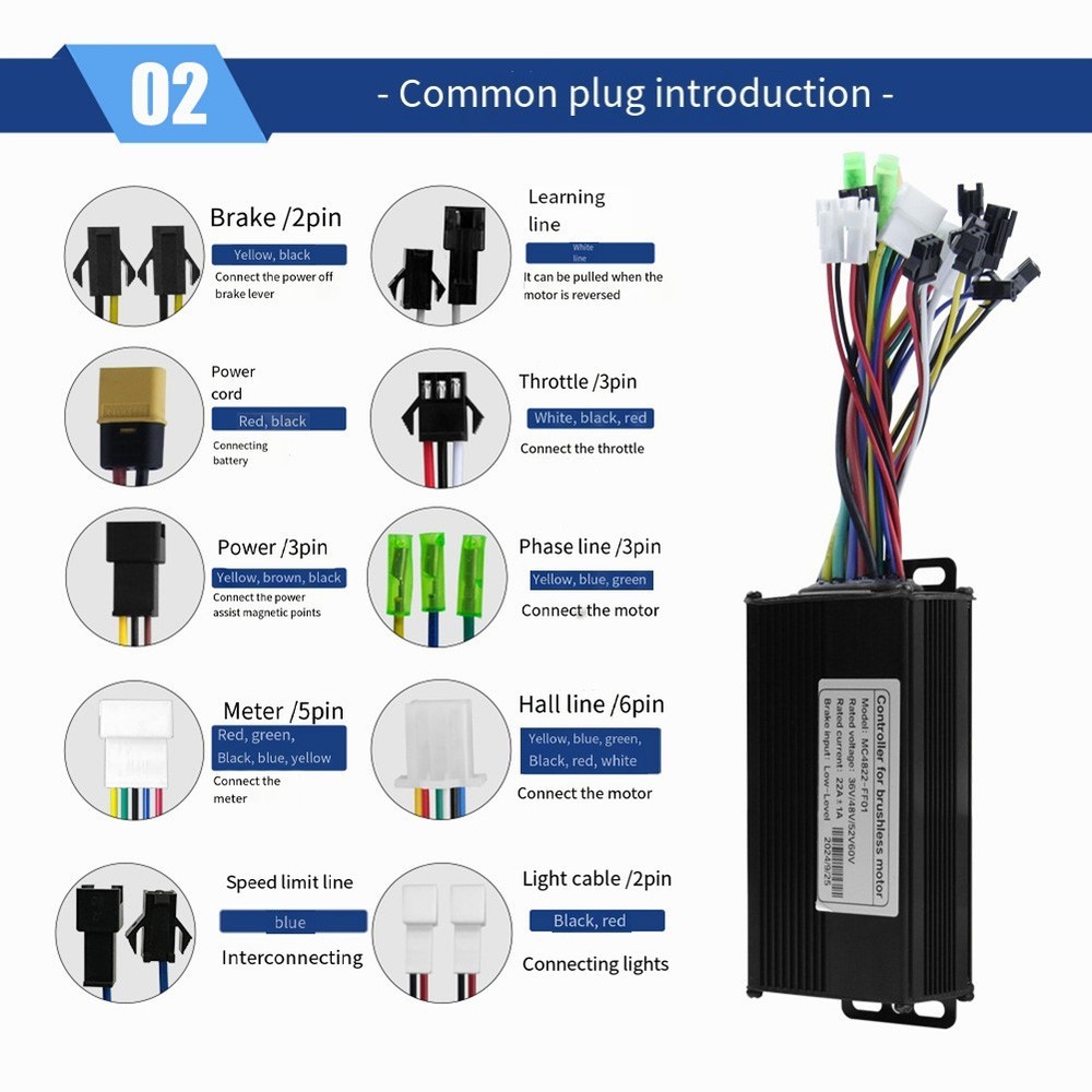 Electric Scooter Controller 22A Designed for Efficient Power Management