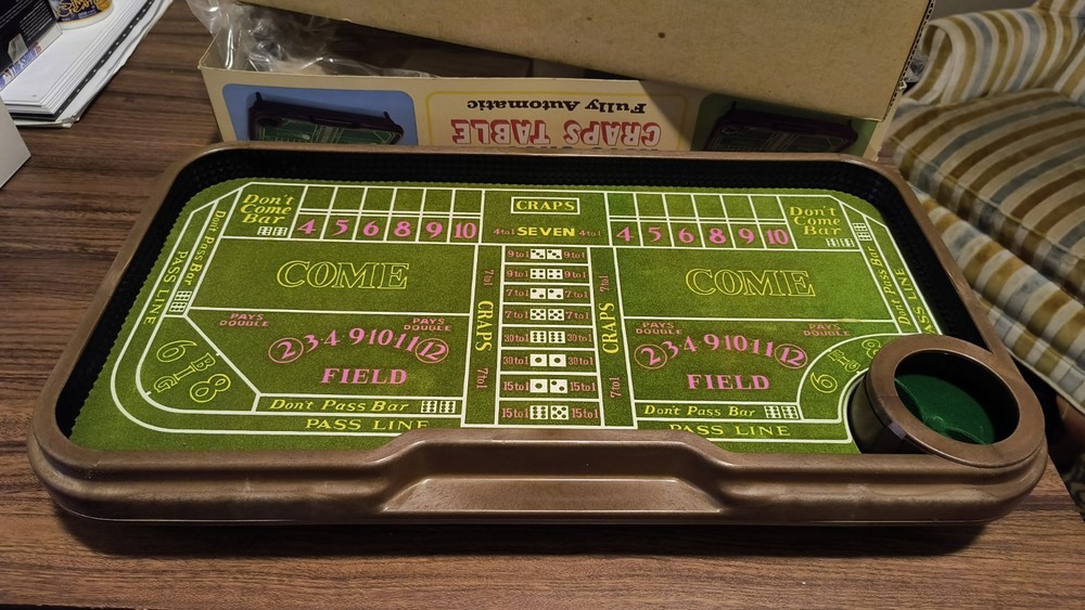 Waco Auto-Shooter Craps Table Fully Automatic Dice Roller Complete New Working!