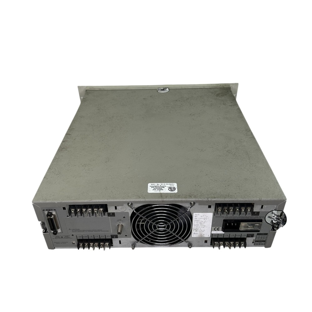HP 6627A System DC Power Supply – Quad Output – Powers On – Rack Mount Lab Unit
