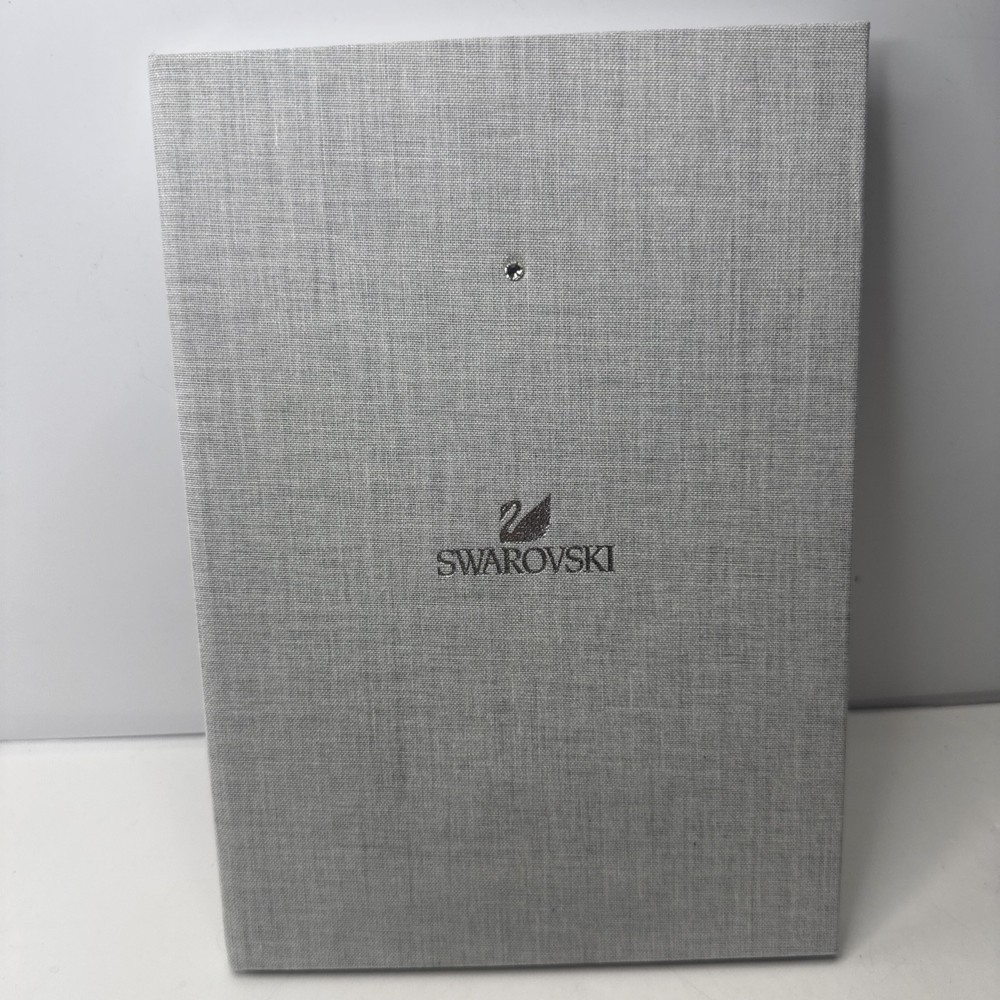 SWAROVSKI Grey Notebook/ Journal Diary In Box