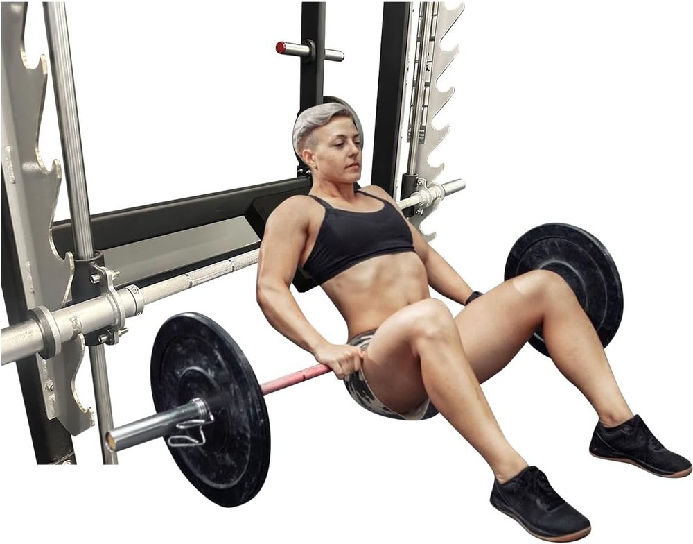 Turns Any Squat Rack into Hip Thrust Machine by – Hip Thrust Bench Back Pad F...