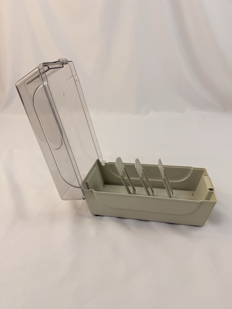 Vintage Floppy Disc Container Clear Lid Plastic FD351-51 Fast Ship!!