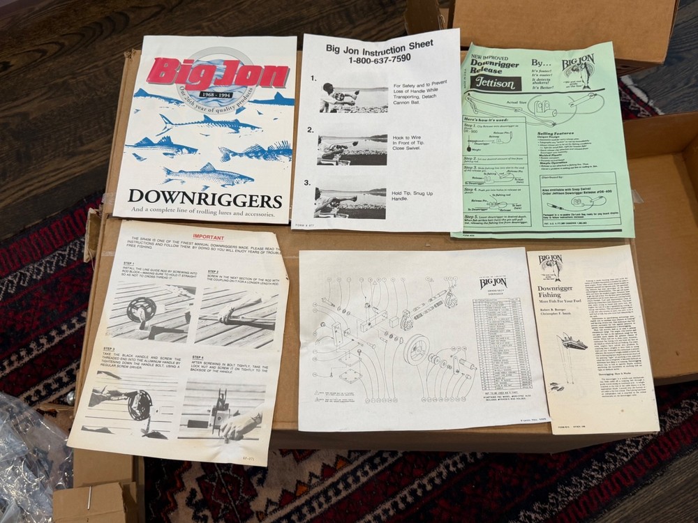 BIG JON CAPTAINS PAK MANUAL SIDERIGGER