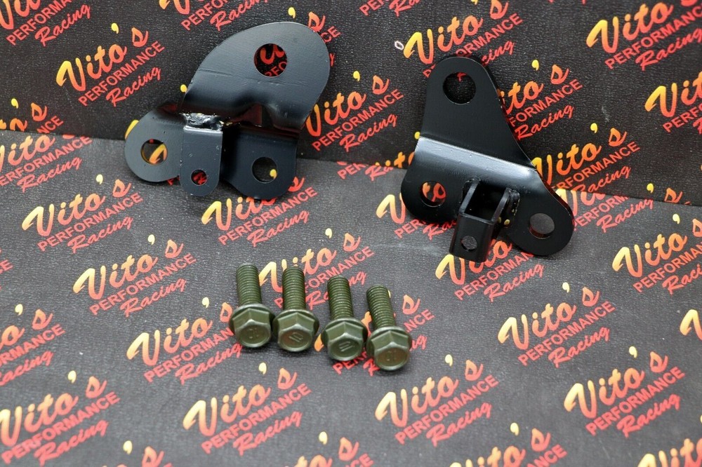 2 x NEW MOTOR MOUNTS upper front left +right + engine bolts Yamaha Banshee