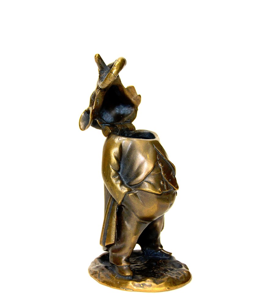 Vienna Bronze Cast Elephant Figure Match Holder