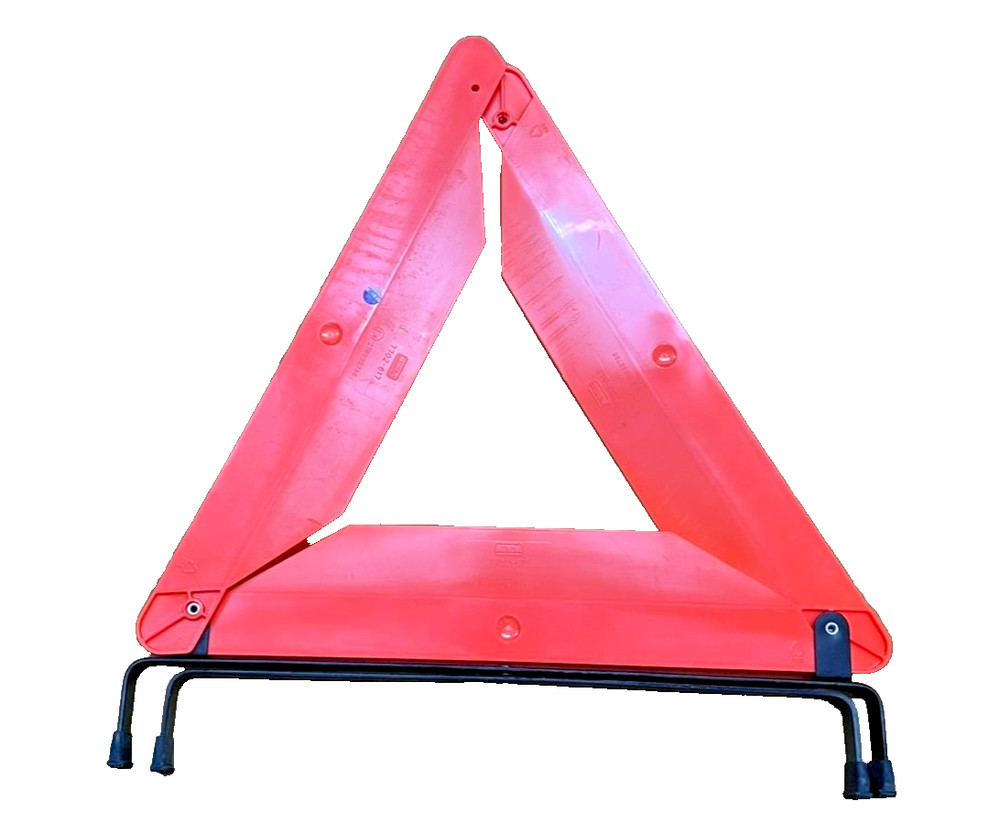 REFLECTIVE WARNING SIGN FORDABLE TRIANGLE CAR HAZARD BREAKDOWN EU EMERGENCY