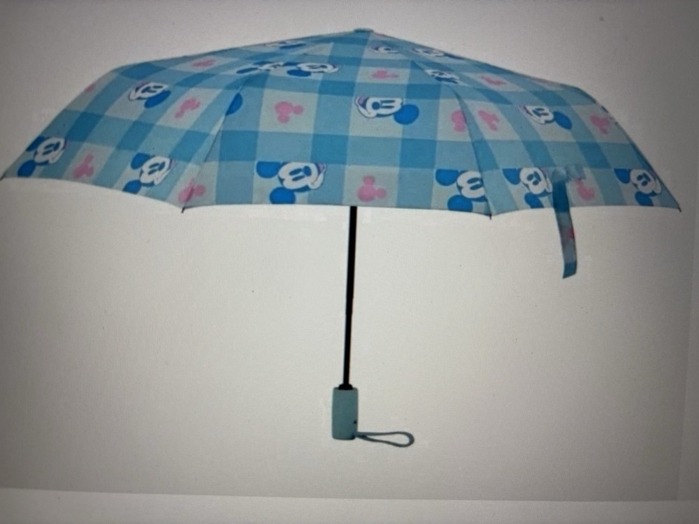 Disney Mickey Mouse Rain Umbrella Auto Open