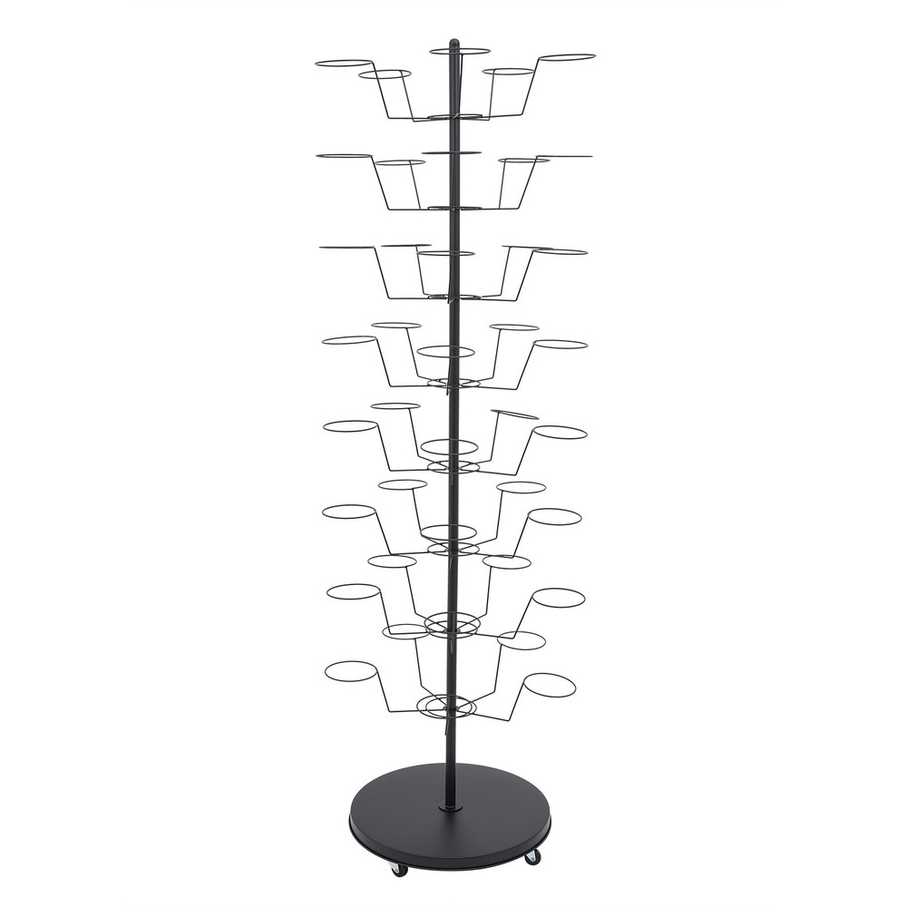 Hat Rack, Freestanding Hat Display Stand, 8-tier Hat Holders