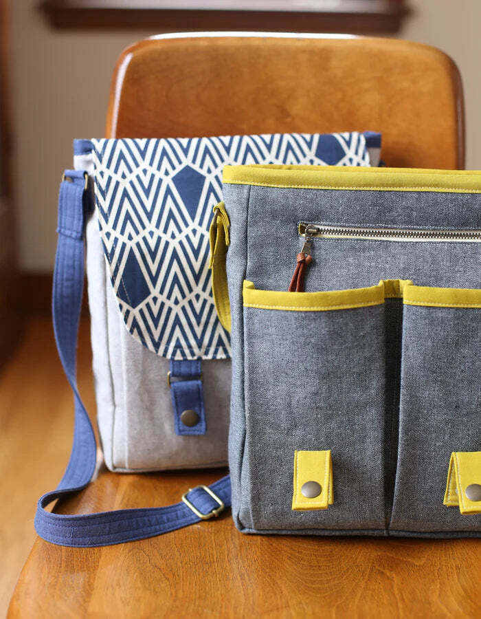 Campfire Messenger Bag Pattern by Noodlehead