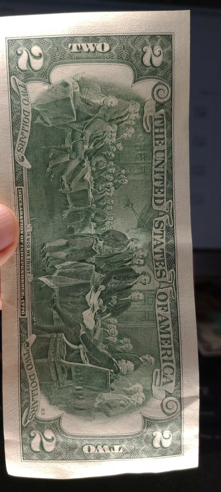 2013 $2 Error notes Shift error AU condition 1897 M2