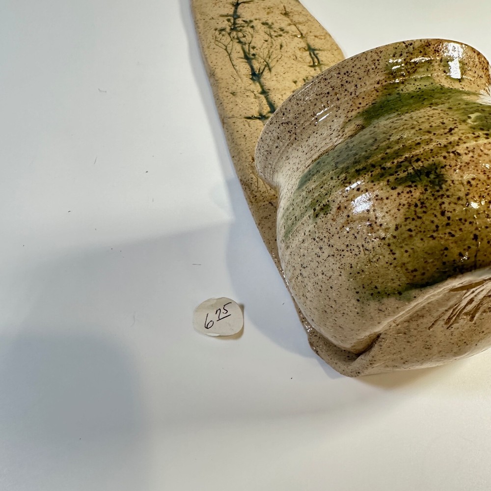 Signed Studio Art Pottery Plant Holder Signed